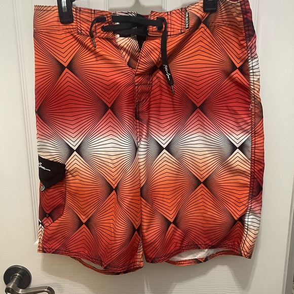 COPY - Maui and sons swim large orange, and black - Picture 1 of 7